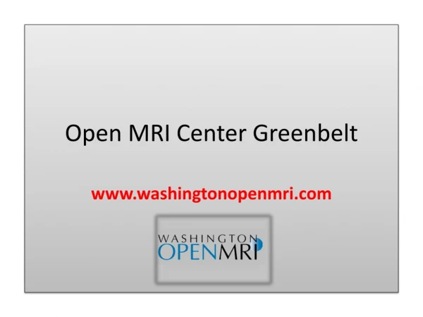 Open MRI Center Greenbelt