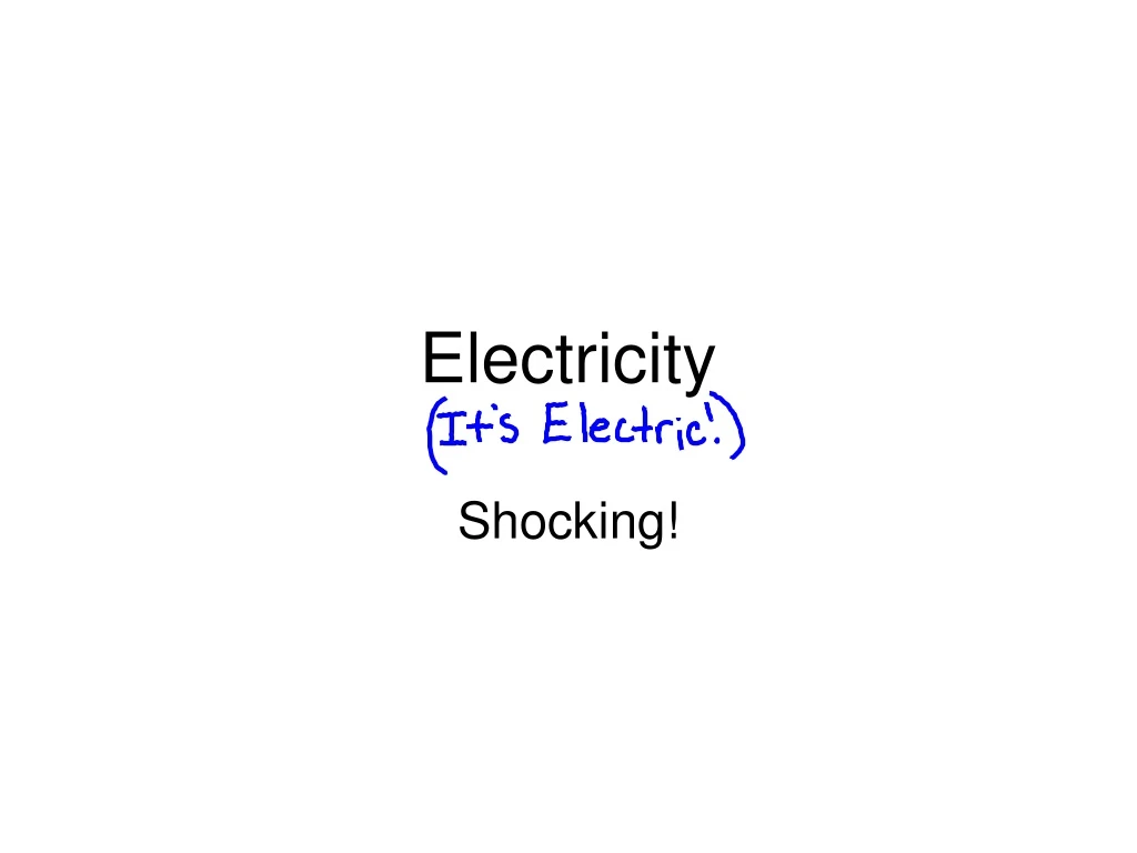 electricity