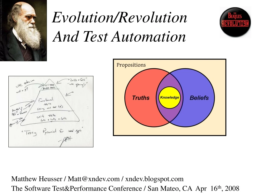 evolution revolution and test automation