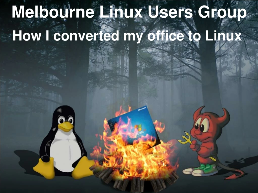 how i converted my office to linux