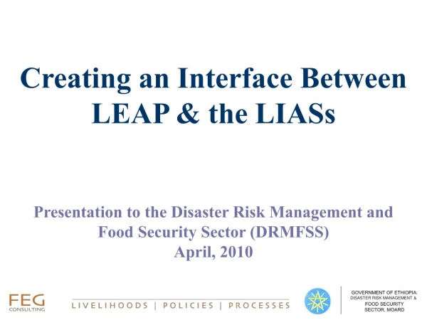 Creating an Interface Between LEAP &amp; the LIASs