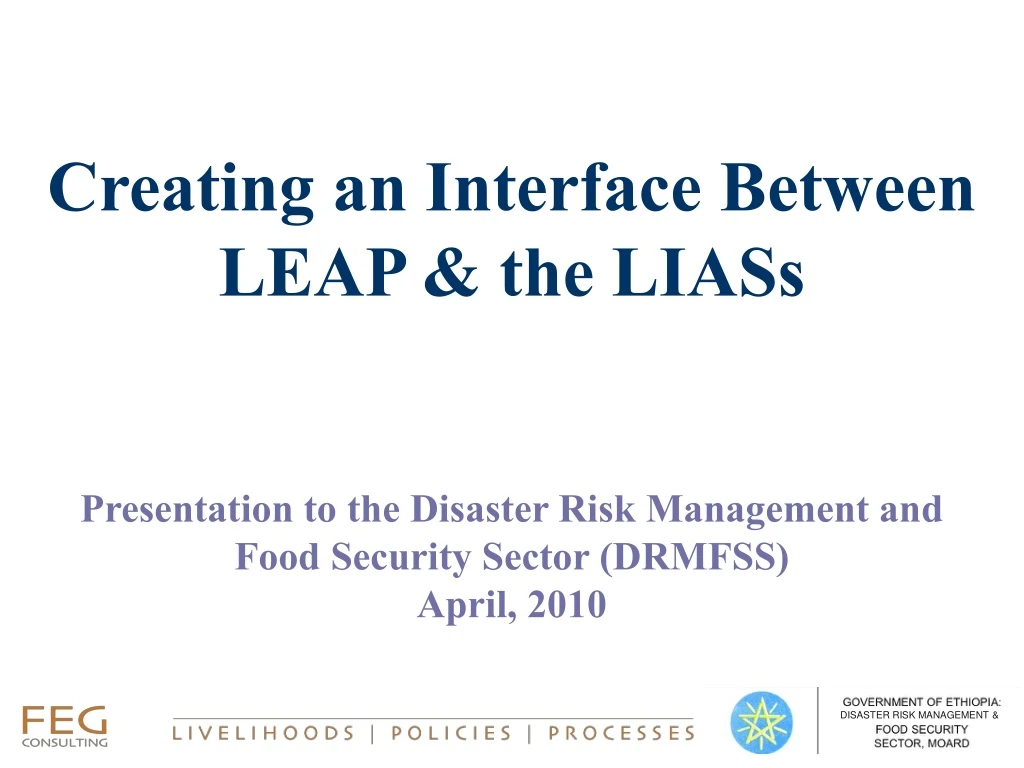 creating an interface between leap the liass