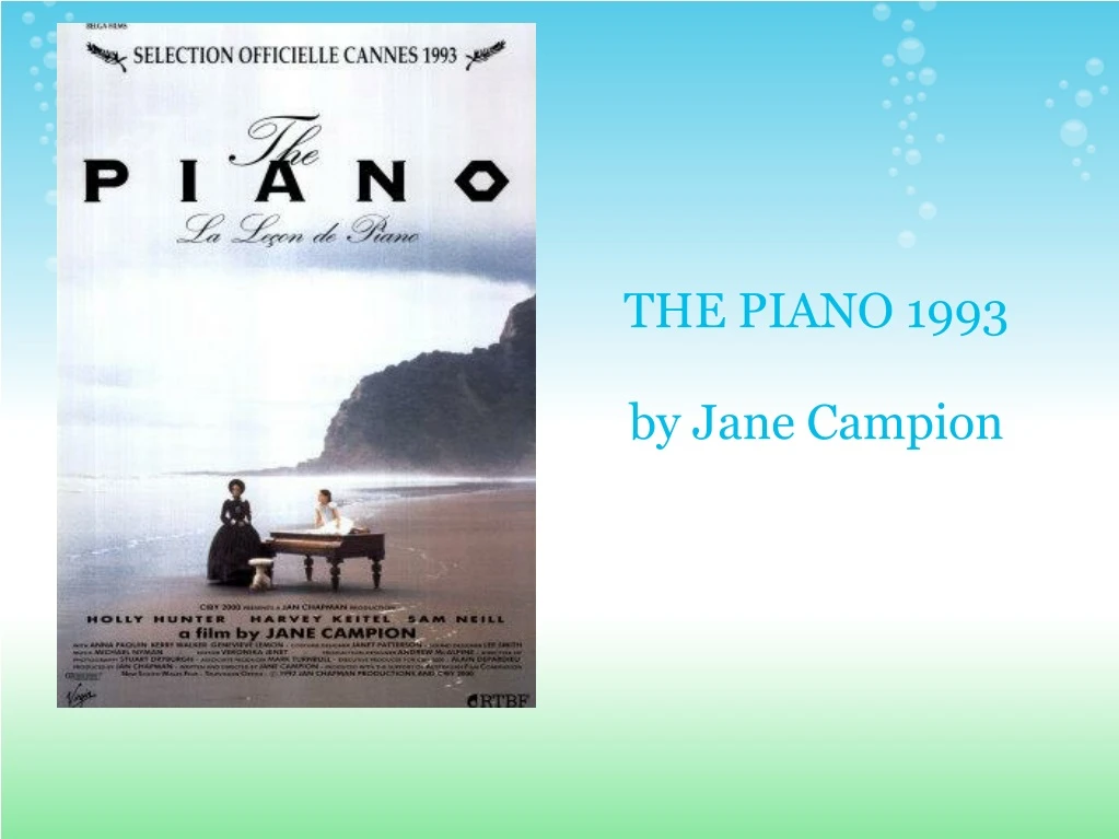 the piano 1993 by jane campion