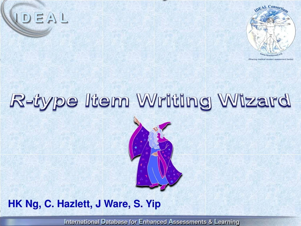 r type item writing wizard