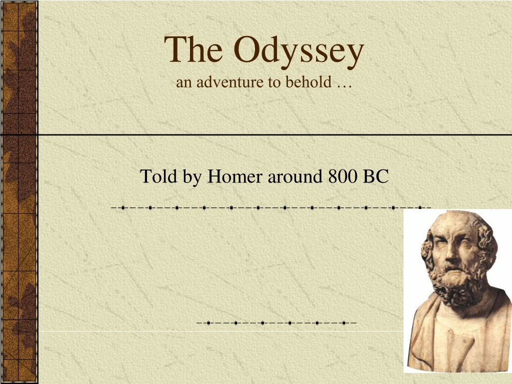 the odyssey an adventure to behold