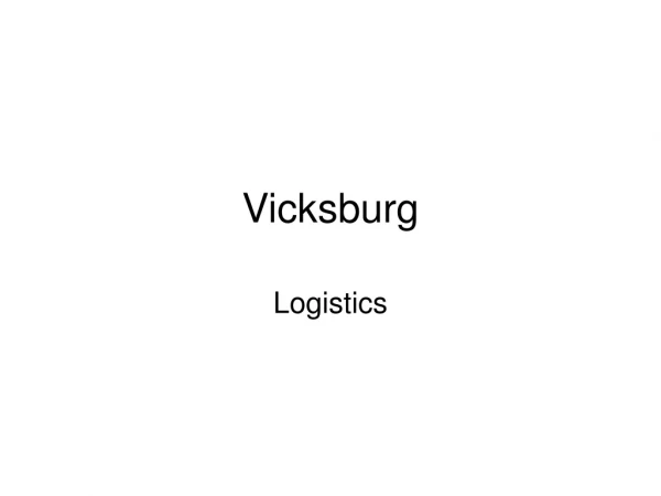 Vicksburg