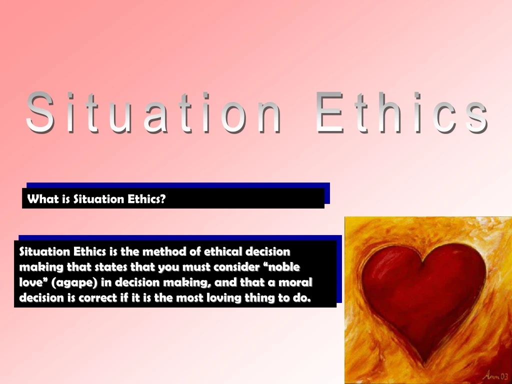 situation ethics