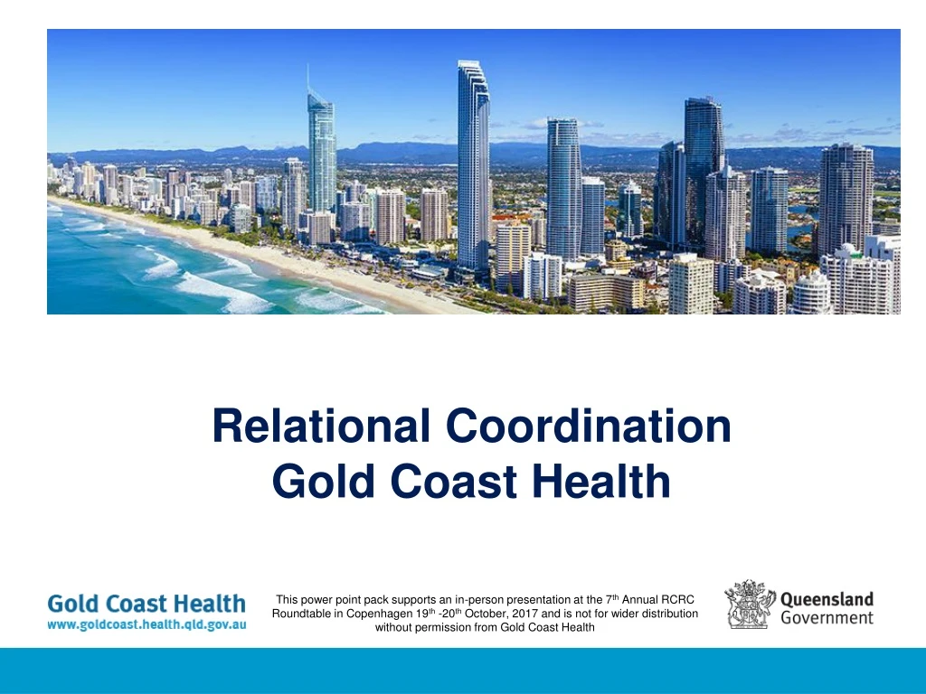 relational coordination gold coast health