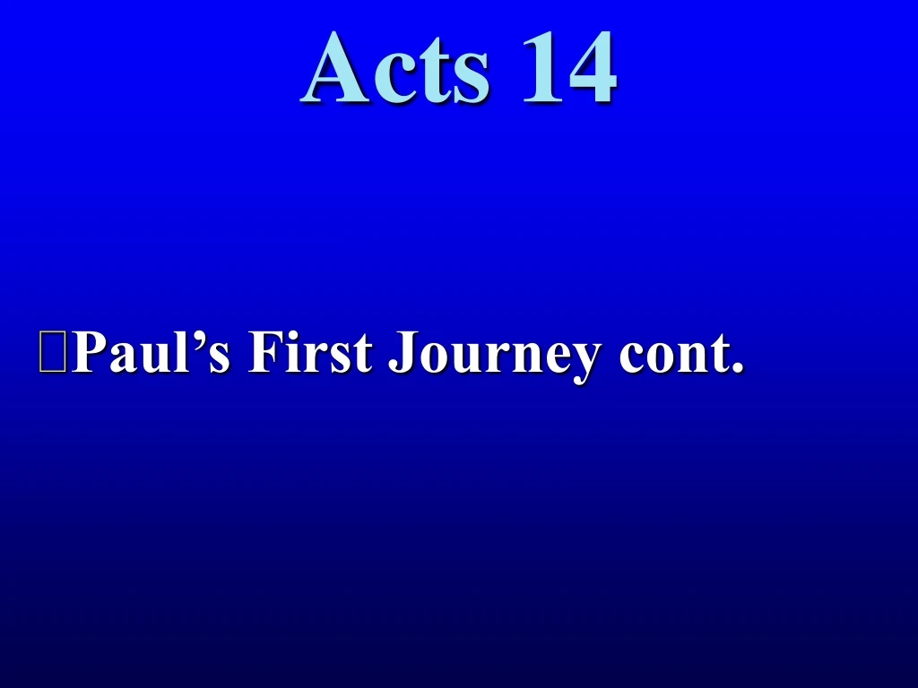 acts 14