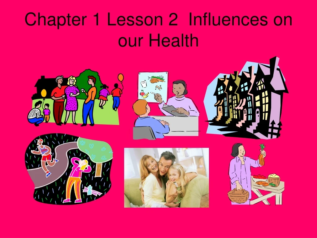 chapter 1 lesson 2 influences on our health