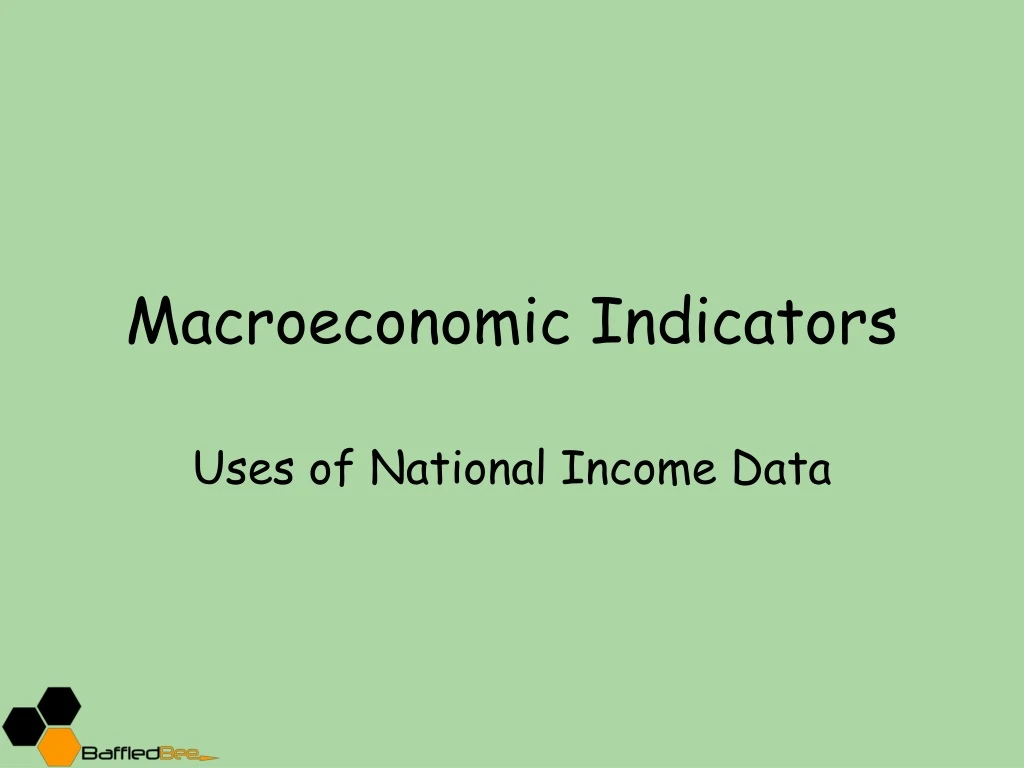 macroeconomic indicators