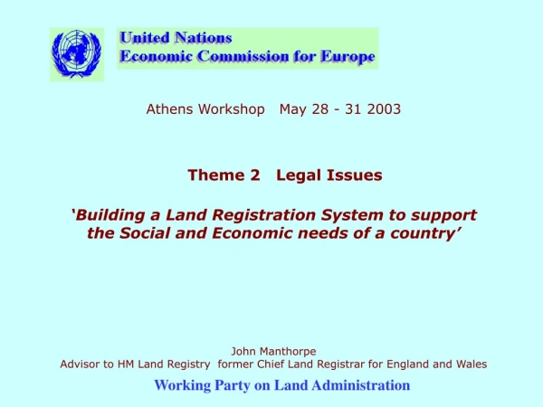Working Party on Land Administration