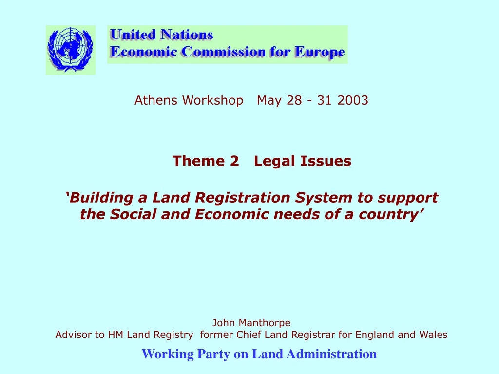 athens workshop may 28 31 2003 theme 2 legal