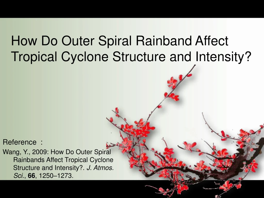 how do outer spiral rainband affect tropical