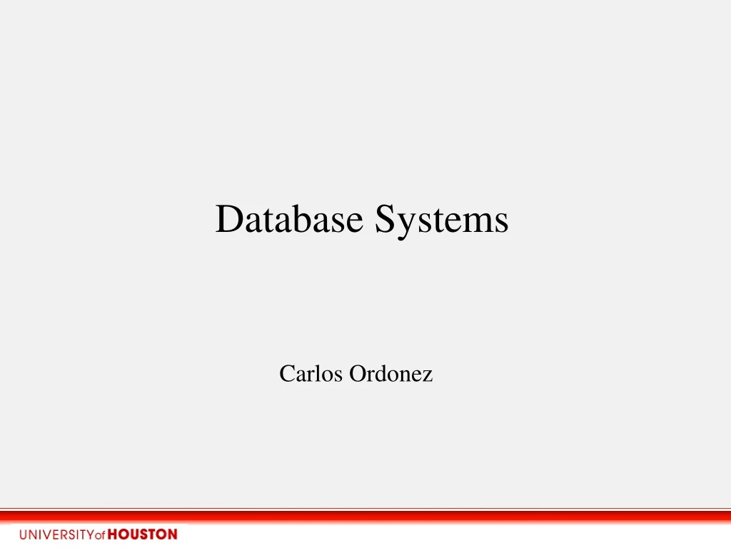 database systems