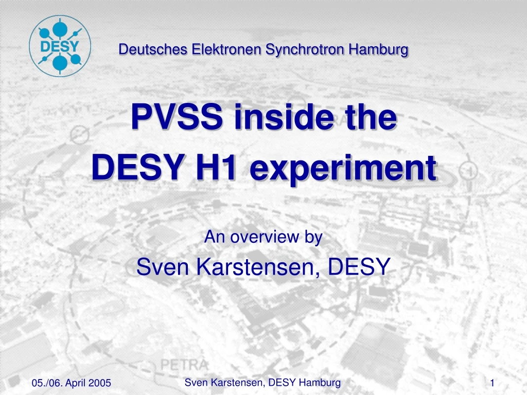 deutsches elektronen synchrotron hamburg