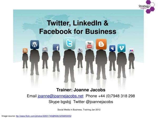 Twitter, LinkedIn &amp; Facebook for Business