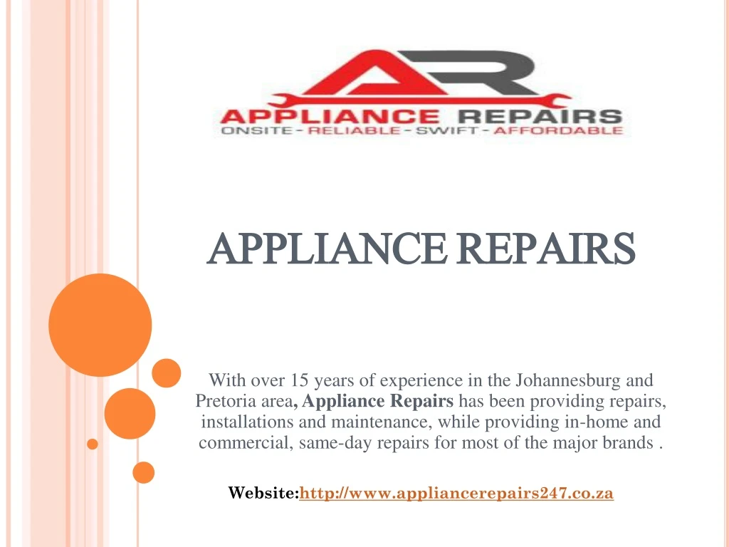 appliance repairs appliance repairs
