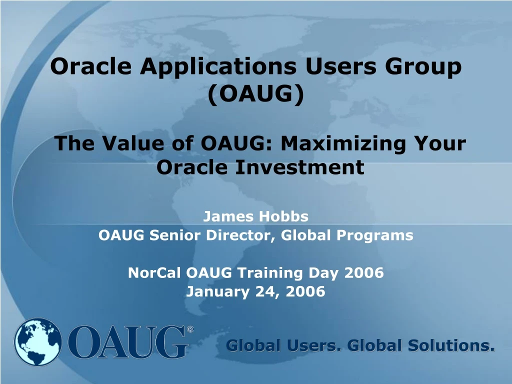 oracle applications users group oaug