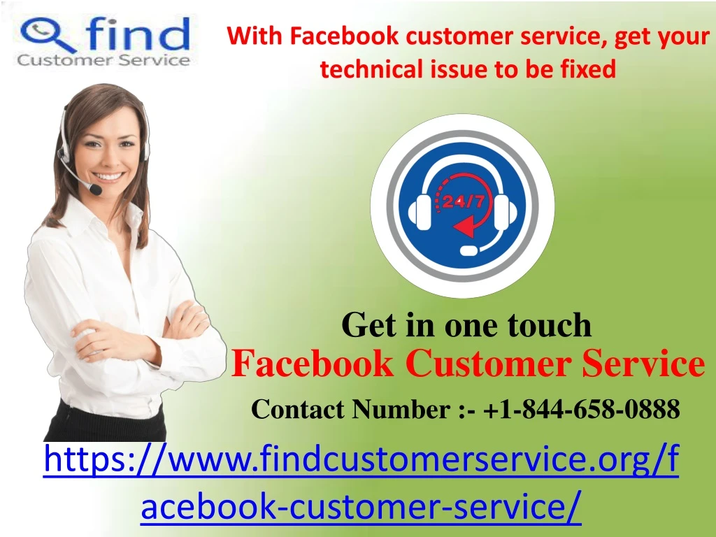 with facebook customer service get your technical