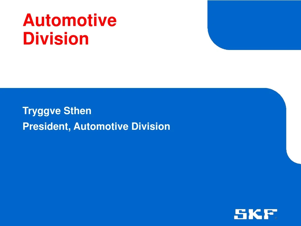 automotive division
