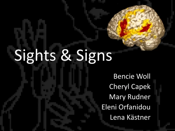 Sights &amp; Signs