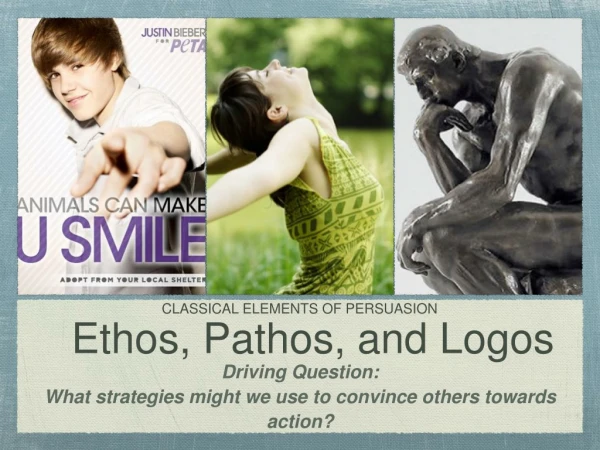 Ethos, Pathos, and Logos