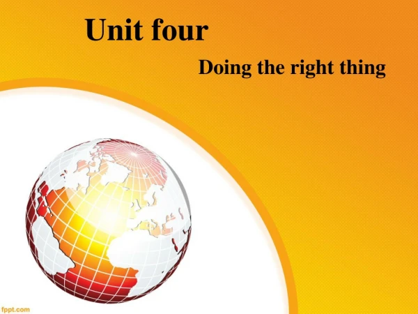 Unit four