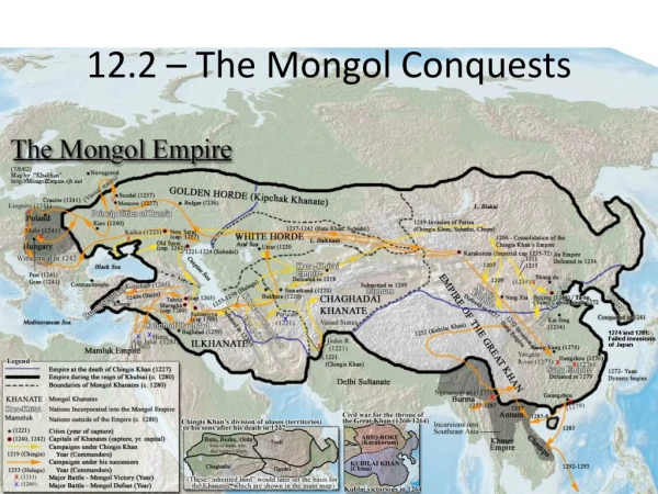 12.2 – The Mongol Conquests