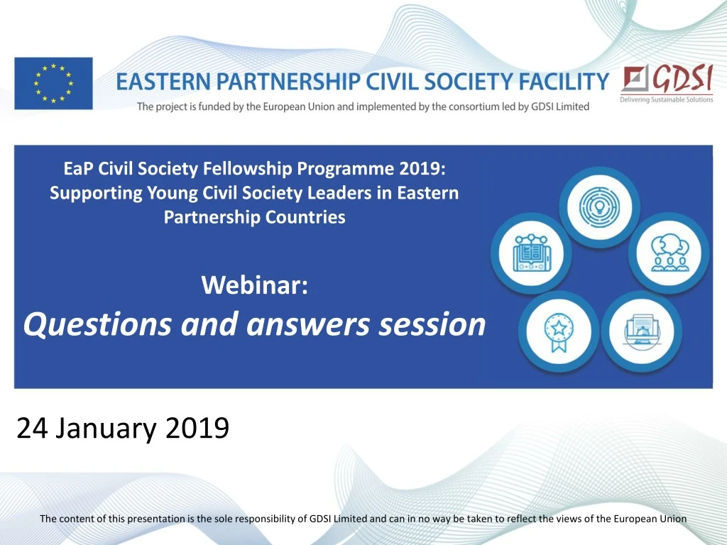 eap civil society fellowship programme 2019