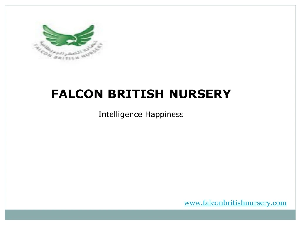 falcon british nursery intelligence happiness