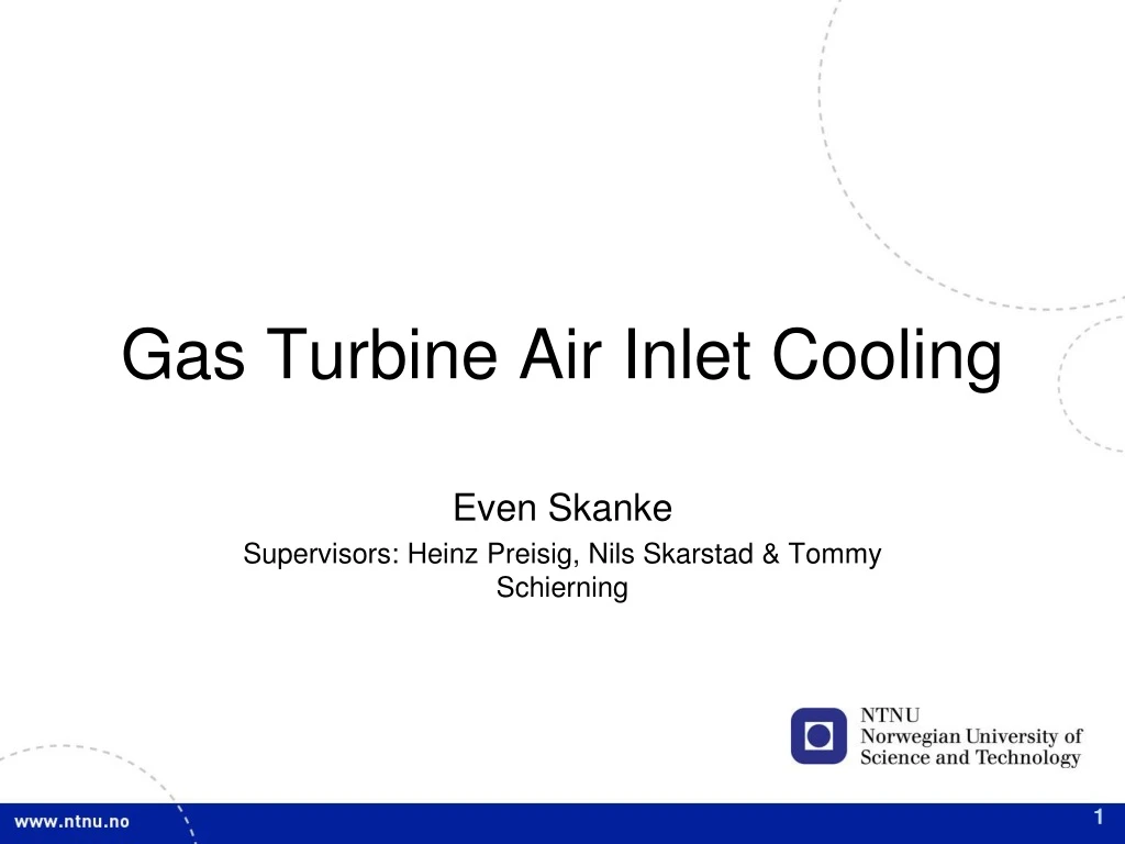 gas turbine air inlet cooling