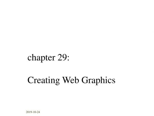 chapter 29: Creating Web Graphics