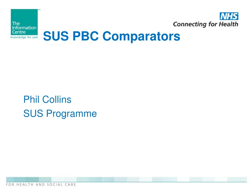 sus pbc comparators