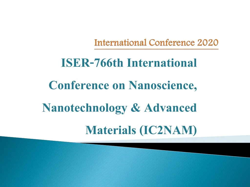 international conference 2020