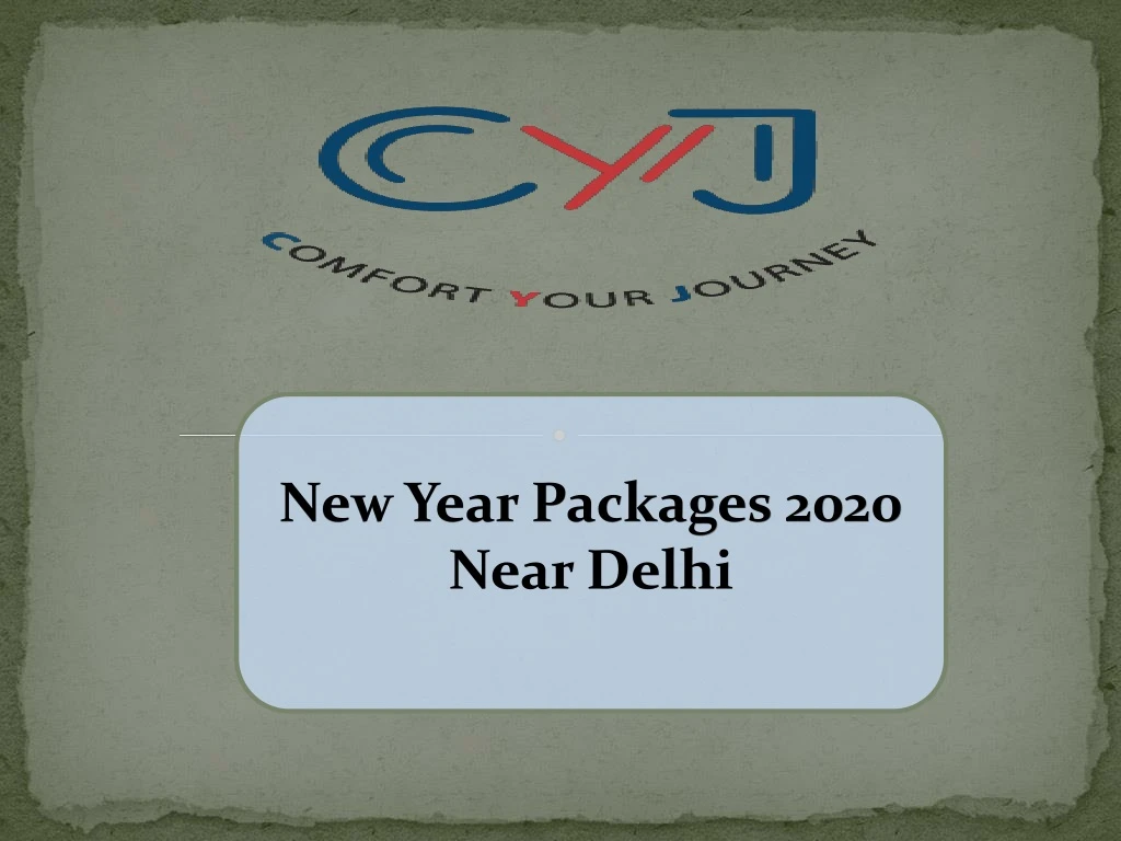 new year packages 2020 near delhi