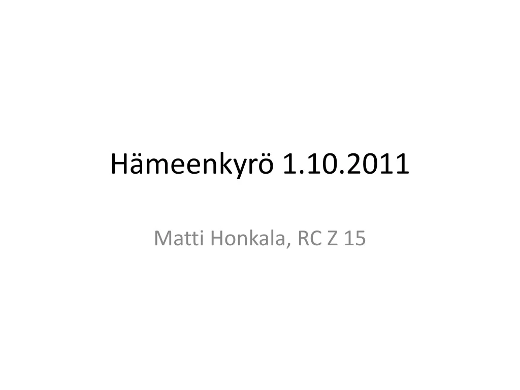 h meenkyr 1 10 2011