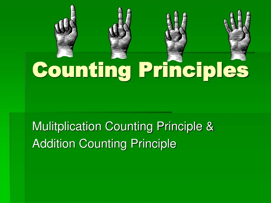 counting principles