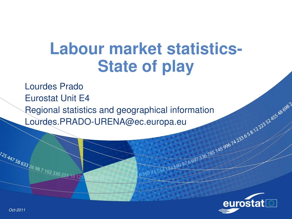 labour market statistics state of play
