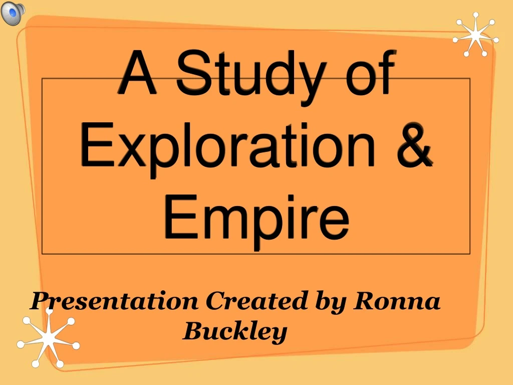 a study of exploration empire