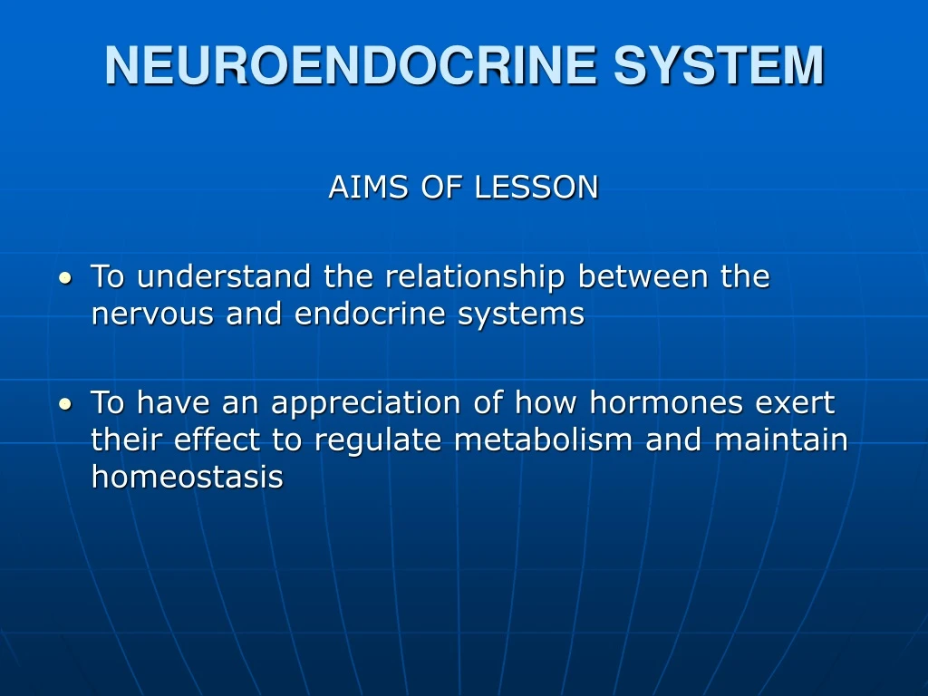 neuroendocrine system