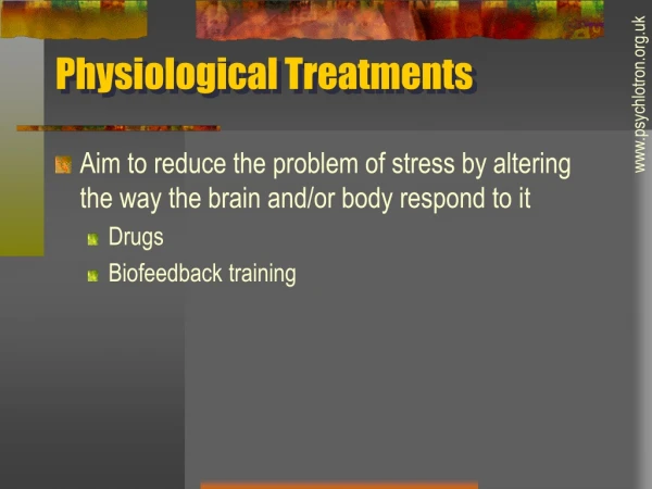 Physiological Treatments