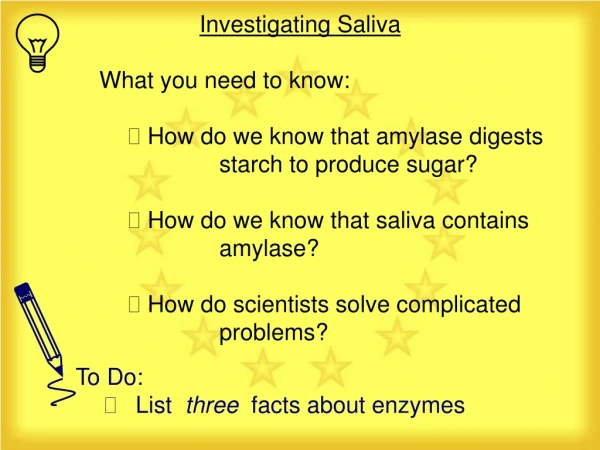 What you need to know: How do we know that amylase digests 		starch to produce sugar?