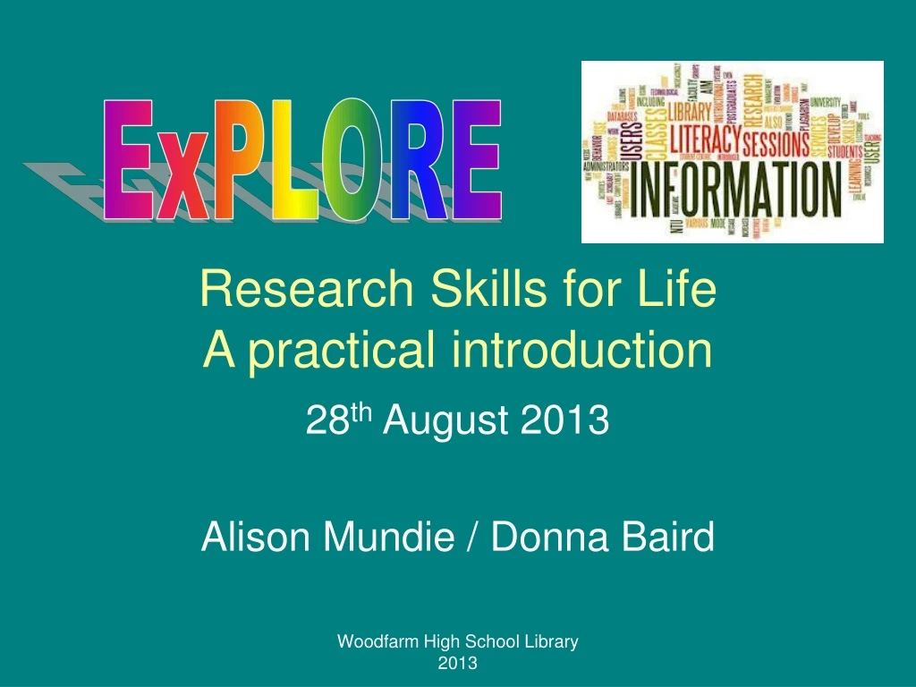research skills for life a practical introduction