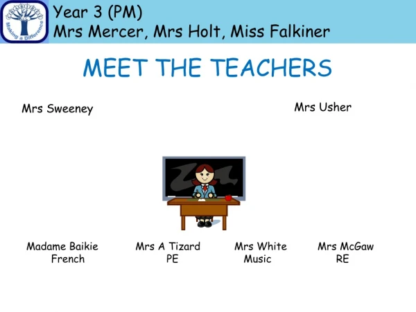 Year 3 (PM) Mrs Mercer, Mrs Holt, Miss Falkiner
