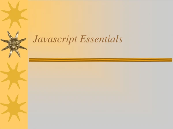 Javascript Essentials