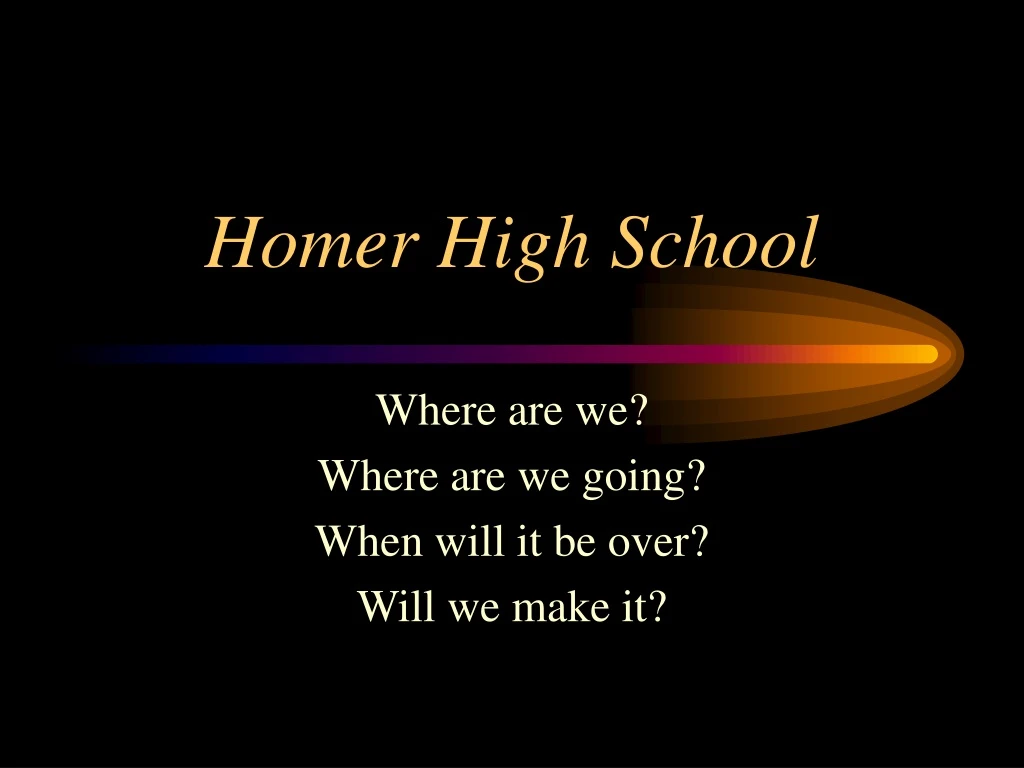 homer high school