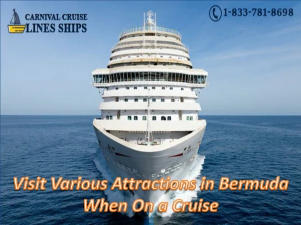 Visit Various Attractions in Bermuda When On a Cruise