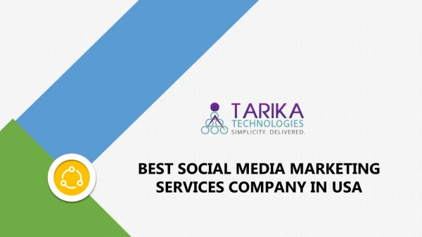 Social Media Marketing Services Company USA | Tarika Technologies