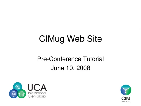 CIMug Web Site